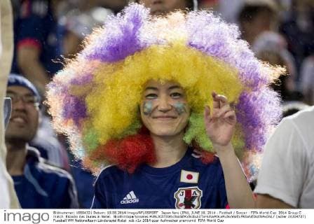 Japan fans (JPN), JUNE 19, 2014 - Football Soccer : FIFA World Cup 2014 Group C match Estadio das Dunas in Natal. Noxthirdxpartyxsales  (acher 20204727)
