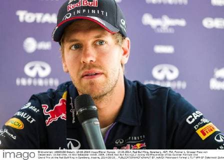 19.06.2014, Red Bull Ring, Spielberg, AUT, FIA, Formel 1, Grosser Preis von Oesterreich, Vorberichte, im Bild Sebastian Vettel, (GER, Infiniti Red Bull Racing) during the Preparation of the Austrian Formula One Grand Prix at the Red Bull Ring in Spielberg, Austria, 2014 06 19, , EP_kuh EX