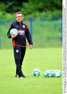 16-06-2014 pmk MV119082 Fussball Herren 3.Liga Saison 2014 2015 Arminia Bielefeld Training Norbert MEIER -Trainer- Bielefeld