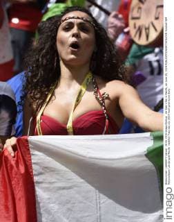 An Italy s fan in Recife, on June 20, 2014 