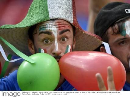 An Italy s fan in Recife, on June 20, 2014 