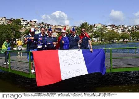 Fans Frankreich - Salvador de Bahia - 20 06 2014 JBAutissierx 
