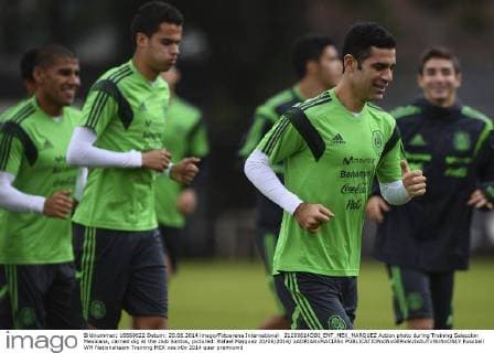 21200614DDI_ENT_MEX_MARQUEZ Action photo during Training Seleccion Mexicana, carried dig at the club Santos, pictured: Rafael Marquez 20 06 2014 xADRIANxMACIASx 