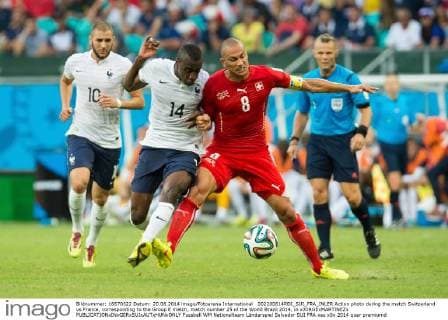 002200614RDI_SUI_FRA_INLER Action photo during the match Switzerland vs France, corresponding to the Group E match, match number 25 of the World Brazil 2014, in xJORGExMARTINEZx 