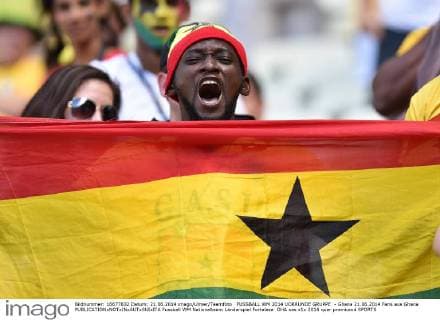 FUSSBALL WM 2014 VORRUNDE GRUPPE - Ghana 21.06.2014 Fans aus Ghana