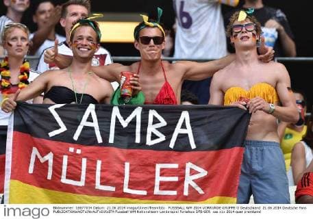 FUSSBALL WM 2014 VORRUNDE GRUPPE G Deutschland 21.06.2014 Deutsche Fans