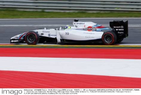FORMEL 1 - GP von Österreich SPIELBERG,AUSTRIA,22.JUN.14 - MOTORSPORT, FORMEL 1 - Grand Prix von Österreich, Red Bull Ring. Bild zeigt Felipe Massa (BRA Williams F1). 