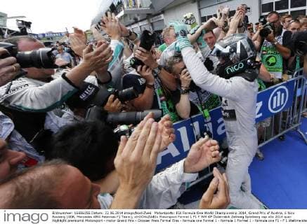 Motorsports: FIA Formula One World Championship 2014, Grand Prix of Austria, 6 Nico Rosberg (GER, Mercedes AMG Petronas F1 Team), xHOCHxZWEIx