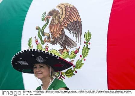 03230614DDI_CRO_MEX_FANS Fans Mexico, Group A Reported, World Cup 2014 - Recife - 23 06 2014 xOSVALDOxAGUILARx 