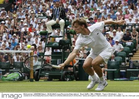 David Goffin ( BEL ) TENNIS : Tournoi Wimbledon - Jour 1 - 23 06 2014 PhotoNews Panoramic 