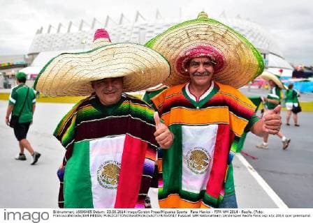 Fans Mexico - FIFA WM 2014 - Recife. (Foto: FranciscoEstrada JAM MEDIA) 
