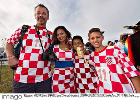 008230614RDI_CRO_MEX_FANS Kroatien Fans - FIFA WM 2014 - Recife - 23 06 2014 xROBERTOxMAYAx 
