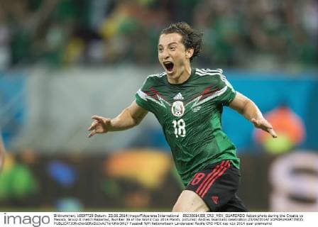 66230614JDI_CRO_MEX_GUARDADO Action photo during the Croatia vs Mexico, Group A match Reported, Number 36 of the World Cup 2014 Match, pictured: Andres Guardado celebration 23 06 2014 xOMARxMARTINEZx 