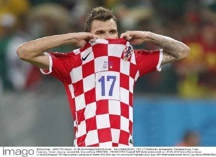 Mario MANDZUKIC, CRO 17 Emotionen, enttaeuscht, Enttaeuschung, Frust, frustriert, Trauer ,traurig, verzweifelt, Verzweiflung KROATIEN - MEXIKO FIFA Fussball WM Weltmeisterschaft am 23.06.2014 Arena Pernambuco in RECIFE