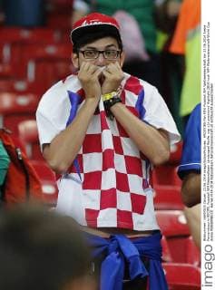 KROATIEN Fan FIFA Fussball WM Weltmeisterschaft am 23.06.2014 Arena Pernambuco in RECIFE,