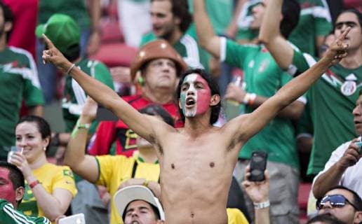 Recife, 23.06.2014, Arena Pernambuco Mexiko Fan