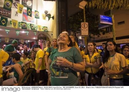 RIO DE JANEIRO, June 23, 2014 - Brazil s fans 