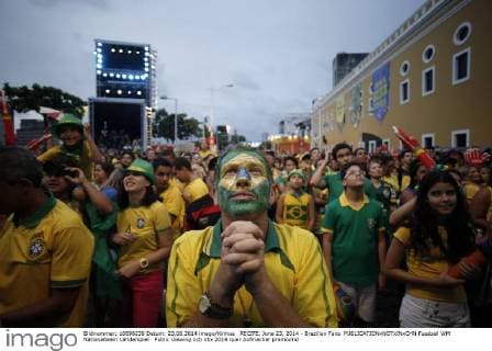 RECIFE, June 23, 2014 - Brazilian Fans 