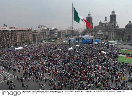 MEXICO CITY, June 23, 2014 - Mexican fans 