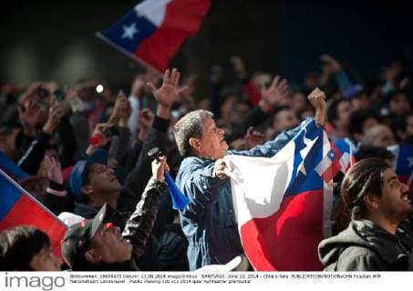 SANTIAGO, June 23, 2014 - Chile s fans 