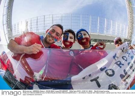Chile fans (CHI), JUNE 23, 2014 - Noxthirdxpartyxsales  ( 20205825)