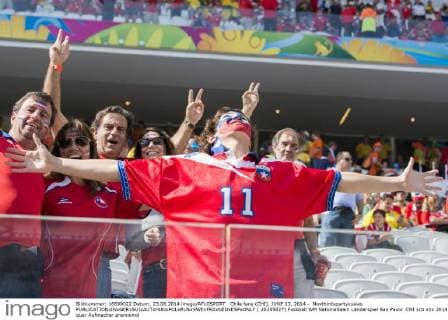 Chile fans (CHI), JUNE 23, 2014 - Noxthirdxpartyxsales  ( 20205827)