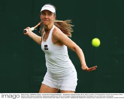 Wimbledon Championships 2014, AELTC,London, ITF Grand Slam Tennis Tournament, Mona Barthel (GER),Aktion,Einzelbild, Halbkoerper,Querformat