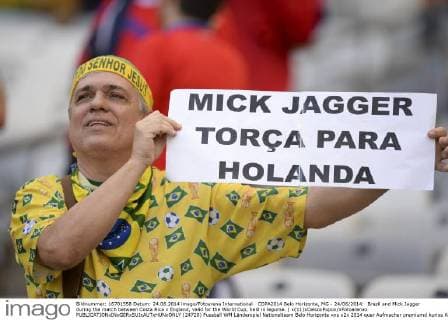 COPA2014 Belo Horizonte, MG - 24 06 2014: Brazil and Mick Jagger during the match between Costa Rica v England, valid for the World Cup, held in legume. ( x(11)xCelsoxPupox xFotoarenax  (24720)