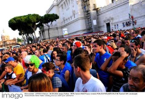 ROM, Italien FANS Piazza Venezia 