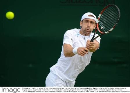 Tennis: Wimbledon Championship 2014, Benjamin Becker (GER) during his Gentlemen s Singles second round match at Wimbledon on June 25, 2014, London, England. xKirstenxHolstx xHOCHxZWEIx