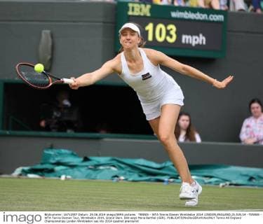 TENNIS - WTA Tennis Damen Wimbledon 2014 LONDON,ENGLAND,25.JUN.14 - TENNIS - WTA Tennis Damen Tour, Wimbledon 2014, Grand Slam. Bild zeigt Mona Barthel (GER). 
