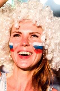 Russia fan during FIFA Fan Fest in Rio de Janeiro. RIO DE JANEIRO RJ 26 06 2014. ( x(5041)xAntonioxDormundx xFotoarex 