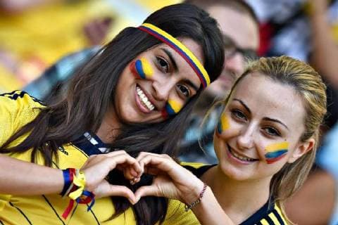 Db Rio de Janeiro 28 06 2014 - WM 2014 Colombia Fans 