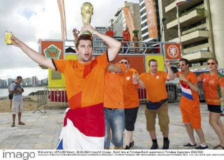 Dutch fans at Fortaleza Dutch supporters in Fortaleza Supporters 2013 2014 xVIxxIVx 2414614