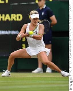 Tennis - 2014 Wimbledon Championships - Week Two, Monday Womens Singles, Third Round: Eugenie Bouchard on Centre Court 