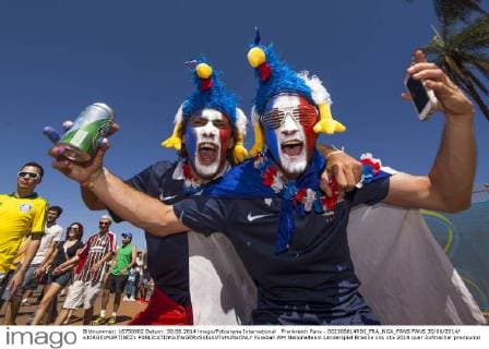 Frankreich Fans - 002300614RDI_FRA_NGA_FANS FANS 30 06 2014 xJORGExMARTINEZx 