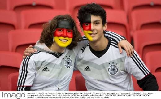 COPA2014 PORTO ALEGRE, RS - 30 06 2014: GERMANY - Fans , valid for the quarterfinal of the World Cup, held in Beira Rio ( x(725)xMarceloxMachadoxdexMelox x  (25236)
