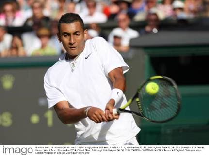 TENNIS - ATP, Wimbledon 2014 LONDON,ENGLAND,01.JUL.14 - TENNIS - ATP Tennis Herren World Tour, Wimbledon 2014, Grand Slam. Bild zeigt Nick Kyrgios (AUS). 