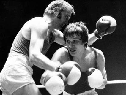 Deutsche Boxmeisterschaften in Heidelberg: Dieter Kottysch (li.) gegen Eckhard Dagge