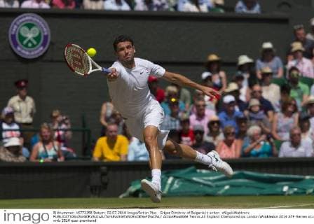 Grigor Dimitrov of Bulgaria in action xNigelxWaldronx  ActionPlus0064