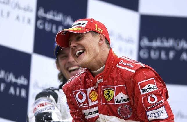 SCHUMACHER Michael Team Scuderia Ferrari Weltmeister FIA Formel 1 Grand Prix von Bahrain 2004 in Manama am 04. April 2004 in Manama 