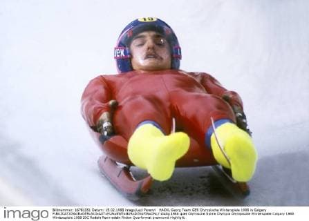 HACKL Georg Team GER Olympische Winterspiele 1988 in Calgary 