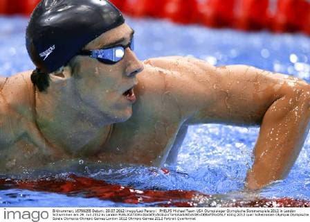 PHELPS Michael Team USA Olympisieger Olympische Sommerspiele 2012 in London Schwimmen am 29. Juli 2012 in London 