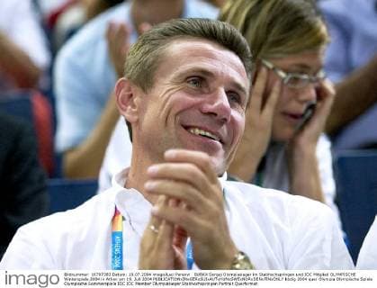 BUBKA Sergej Olympiasieger im Stabhochspringen und IOC Mitglied OLYMPISCHE Winterspiele 2004 in Athen am 19. Juli 2004 