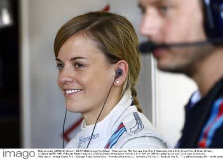 Motorsports: FIA Formula One World Championship 2014, Grand Prix of Great Britain, 41 Susie Wolff (GBR, Williams Martini Racing), xHOCHxZWEIx