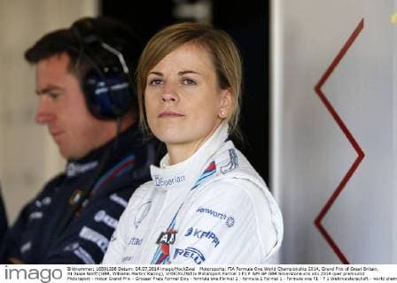 Motorsports: FIA Formula One World Championship 2014, Grand Prix of Great Britain, 41 Susie Wolff (GBR, Williams Martini Racing), xHOCHxZWEIx