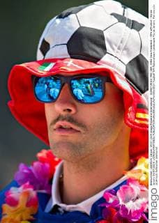 01040714DDI_FRA_GER_FANS Fans Frankreich - FIFA WM 2014 - Rio de Janeiro 04 07 2014 xJORGExMARTINEZx 