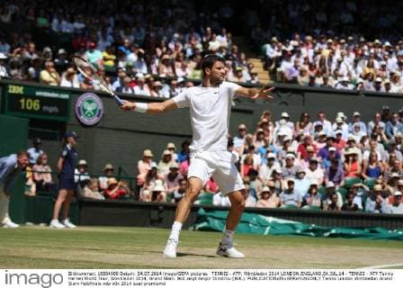 TENNIS - ATP, Wimbledon 2014 LONDON,ENGLAND,04.JUL.14 - TENNIS - ATP Tennis Herren World Tour, Wimbledon 2014, Grand Slam. Bild zeigt Grigor Dimitrov (BUL). 