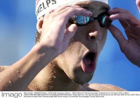 PHELPS Michael USA Olympiasieger Olympische Sommerspiele 2004 in Athen 