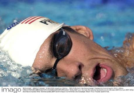 PHELPS Michael USA Olympiasieger Olympische Sommerspiele 2004 in Athen 